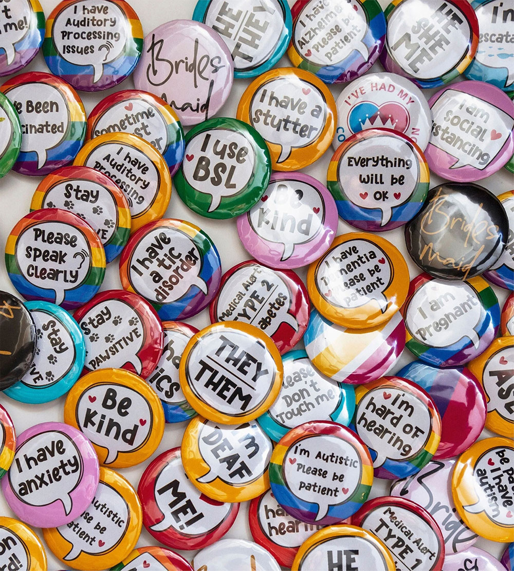 Pin Badges, Button Badges, Round Button Badges Delhi
