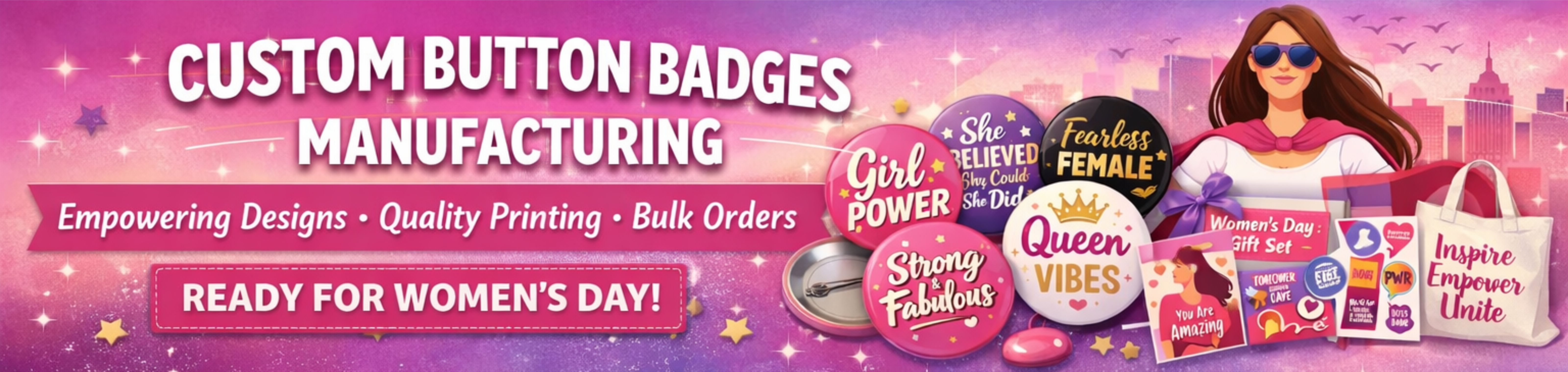 Button Badge Factory - Rectangular Name Badges